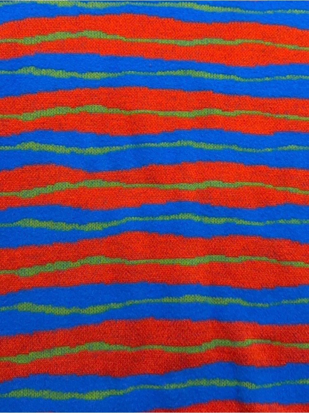 Zara red blue and green striped sweater - Picture 4 of 4